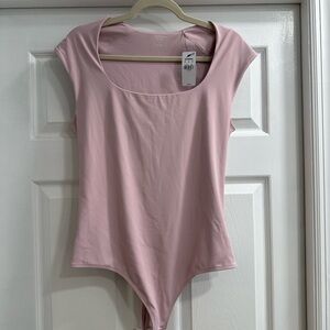 Express Pink Square Neck Women's Top NWT